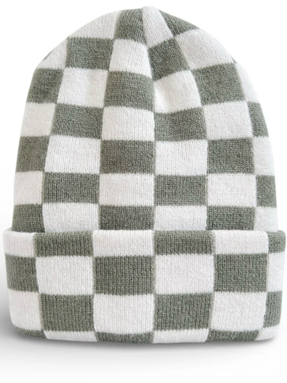 Baby's First Hat® by Spearmint Lloyd 
Checkerboard Knit Beanie Newborn Hat